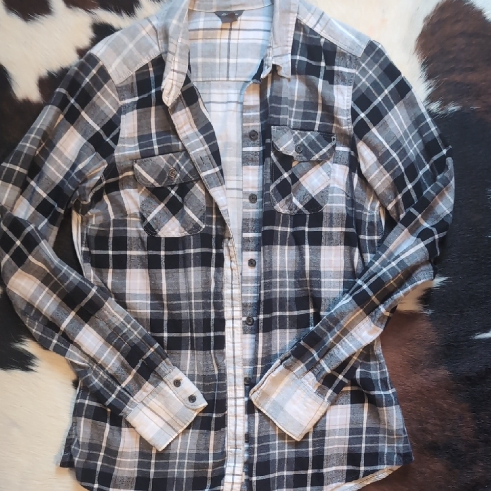 Eddie Bauer Flannel Plaid Shirt